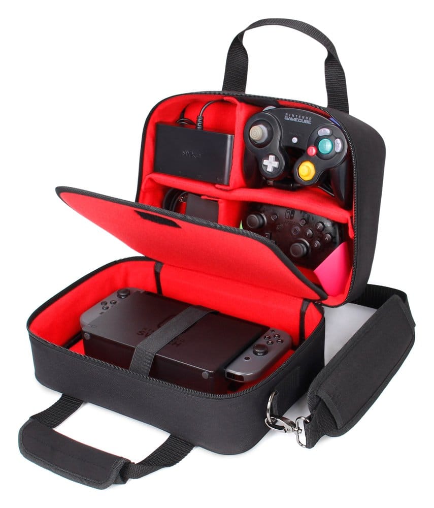 Enhance USA Gear S14 Console Gaming Nintendo Switch Sac Rouge