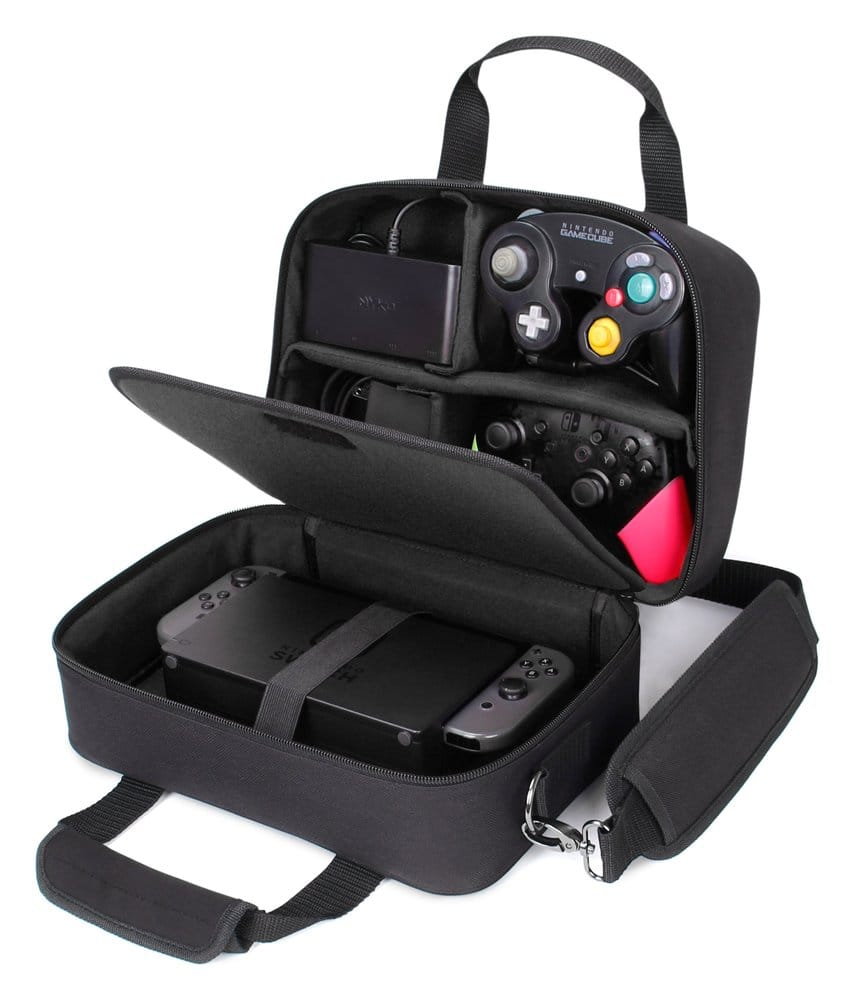 Enhance USA Gear S14 Console Gaming Nintendo Switch Sac Noir