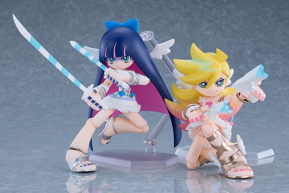 New Panty & Stocking with Garterbelt Figma pack 2 figurines Panty & Stocking: Angel ver. 12 cm