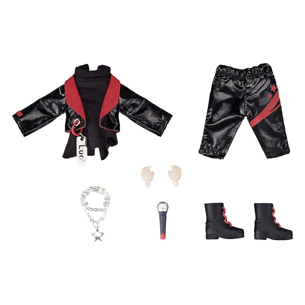 Original Character accessoires pour figurines Nendoroid Doll Outfit Set: Idol Outfit - Boy (Deep Red)