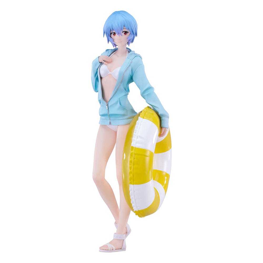 Rebuild of Evangelion statuette PVC Pop Up Parade L Beach Queens: Rei Ayanami 22 cm