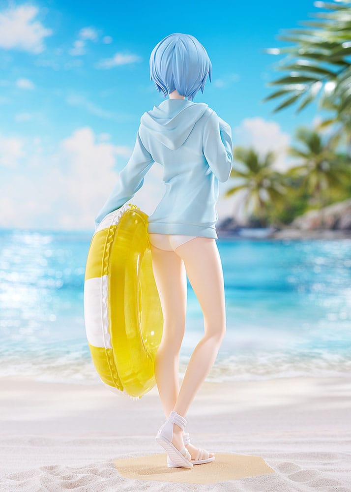 Rebuild of Evangelion statuette PVC Pop Up Parade L Beach Queens: Rei Ayanami 22 cm