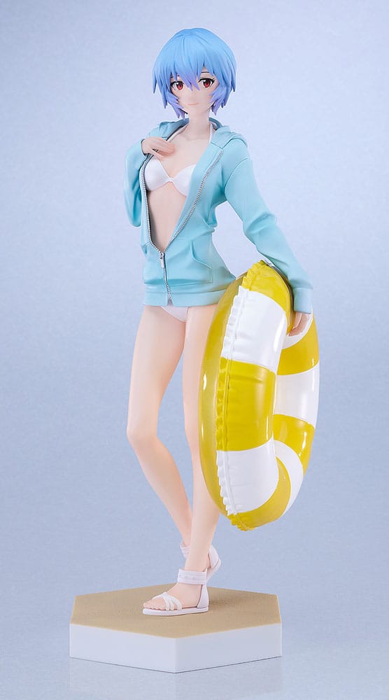 Rebuild of Evangelion statuette PVC Pop Up Parade L Beach Queens: Rei Ayanami 22 cm