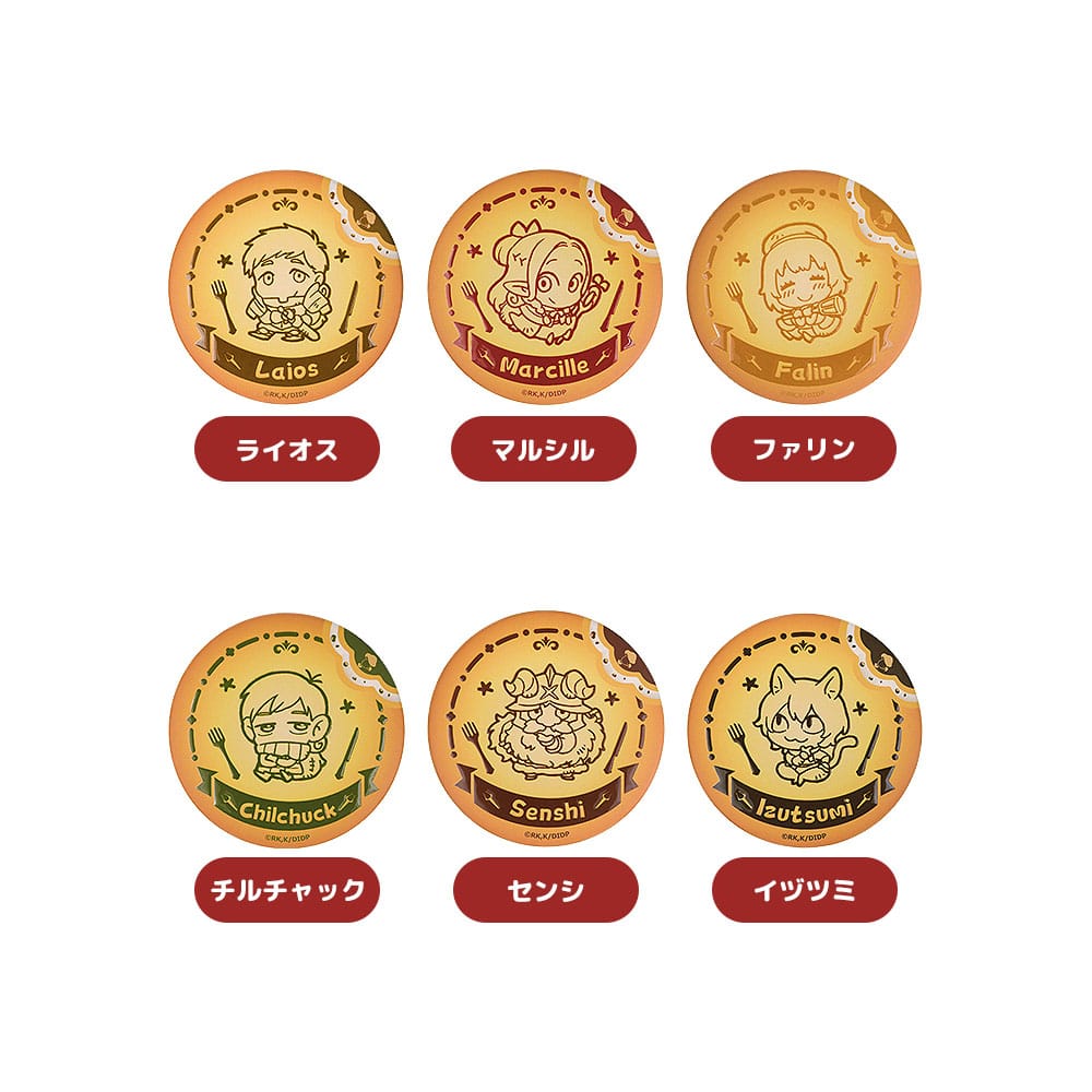 Delicious in Dungeon assortiment badges 6 cm (6)