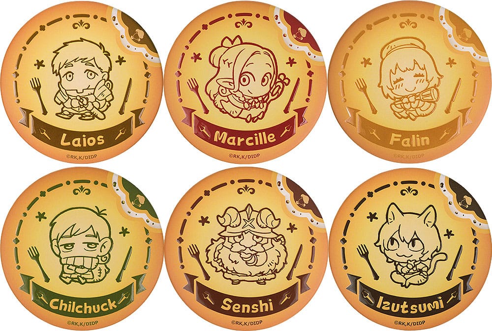 Delicious in Dungeon assortiment badges 6 cm (6)