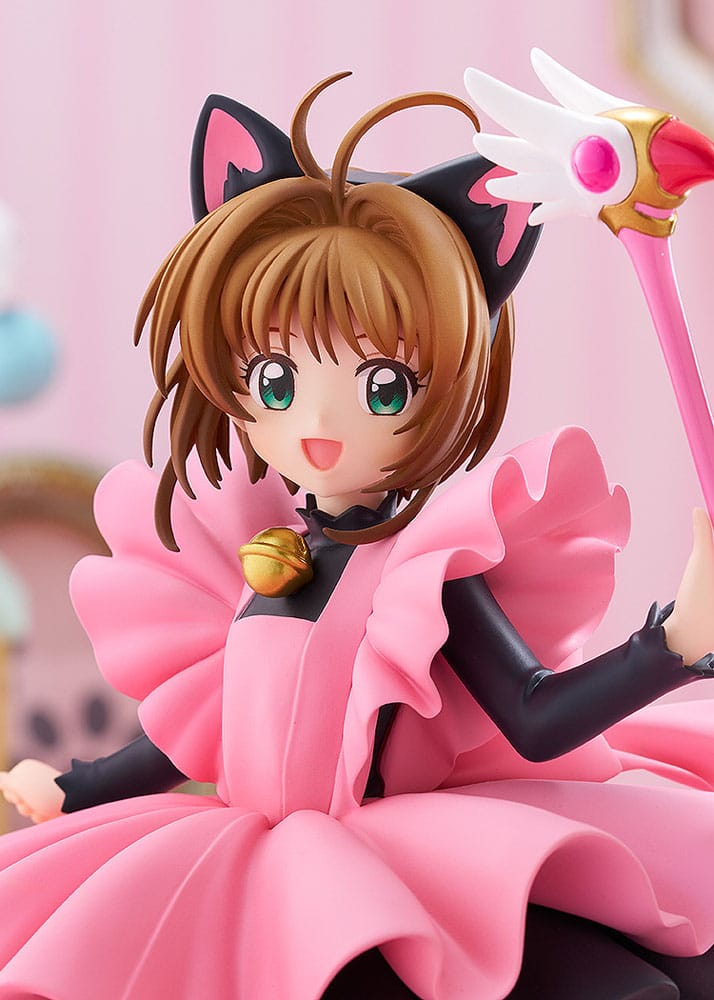 Cardcaptor Sakura statuette PVC Pop Up Parade Sakura Kinomoto: Black Cat Costume Ver. L Size 22 cm