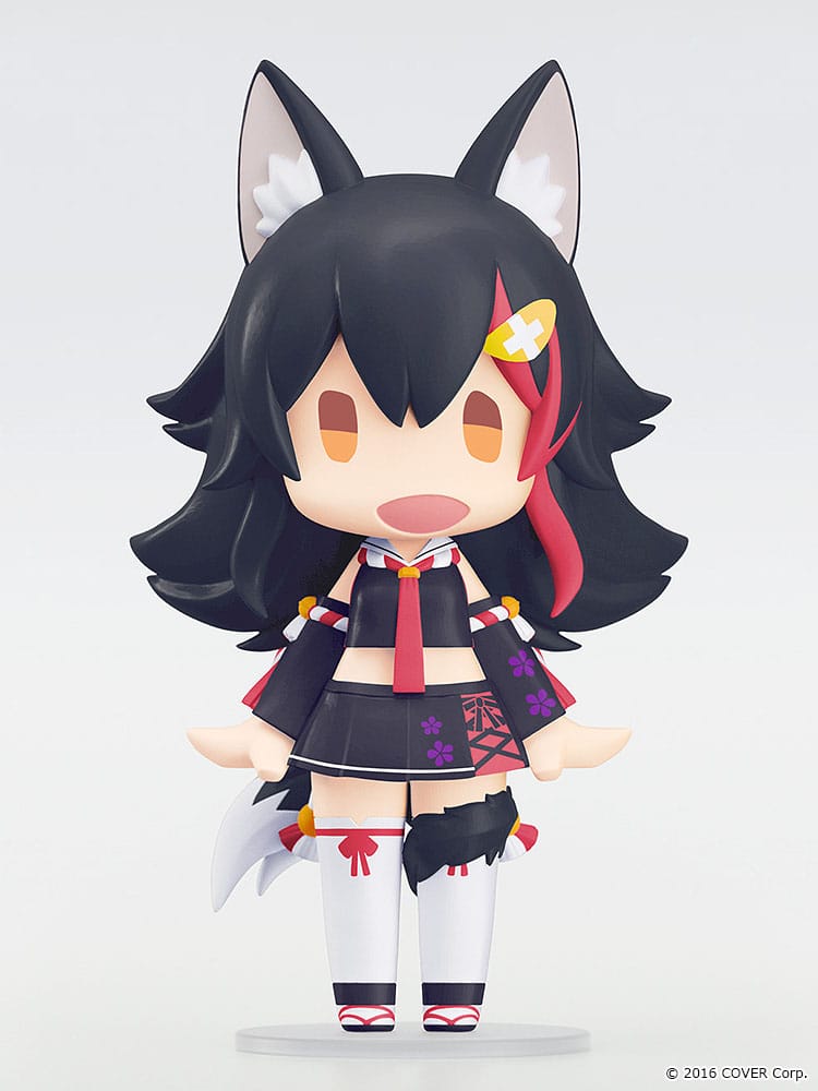 Hololive Production HELLO! GOOD SMILE Shirakami Ookami Mio 10 cm