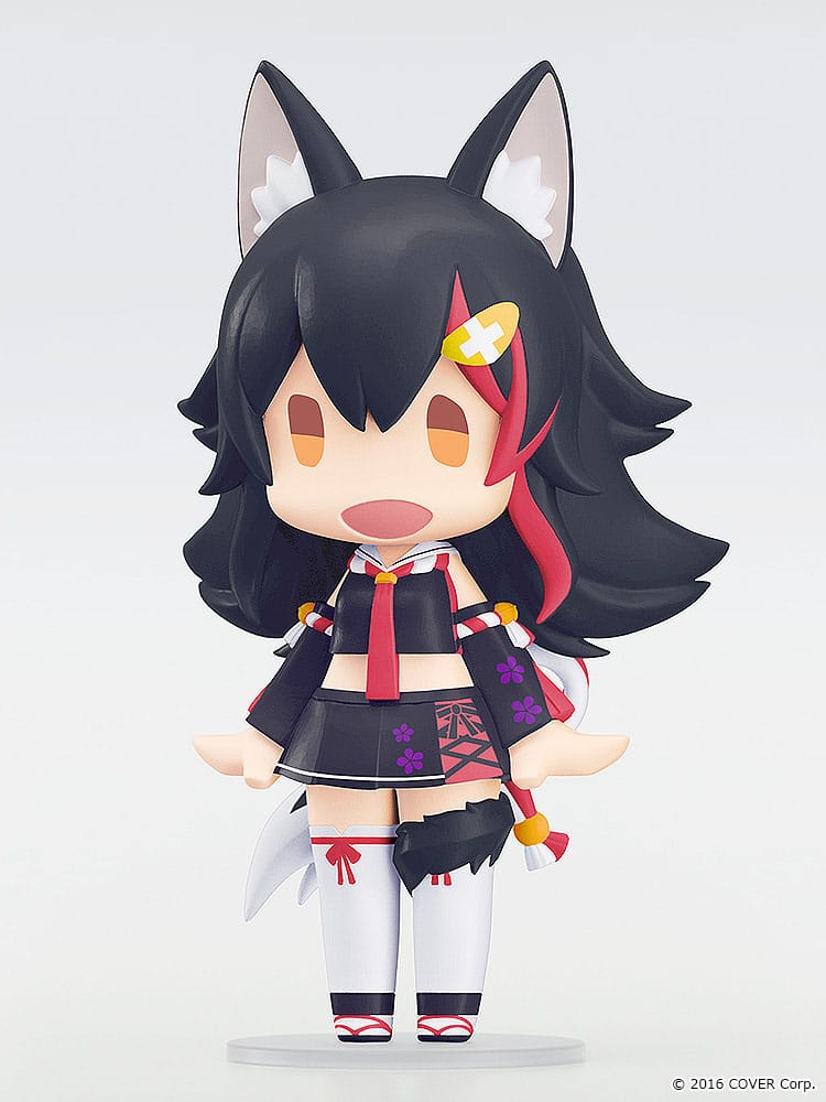 Hololive Production HELLO! GOOD SMILE Shirakami Ookami Mio 10 cm
