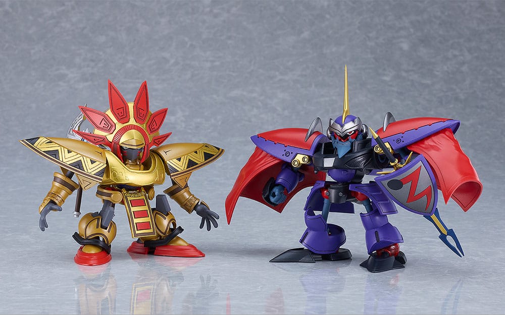 Hao Taikei Ryu Knight figurine Moderoid Plastic Model Kit Collection Series: 4 Shinebaram & Steru 10 cm