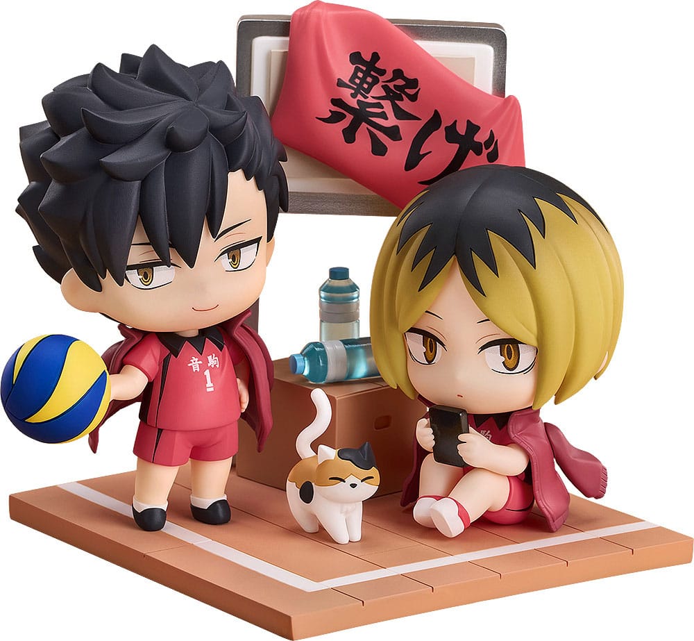 Haikyu!! pack 2 mini figurines Qset Tetsuro Kuroo & Kenma Kozume 9 cm