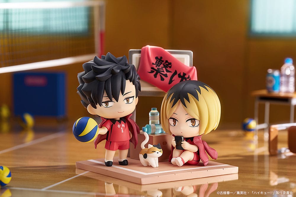 Haikyu!! pack 2 mini figurines Qset Tetsuro Kuroo & Kenma Kozume 9 cm