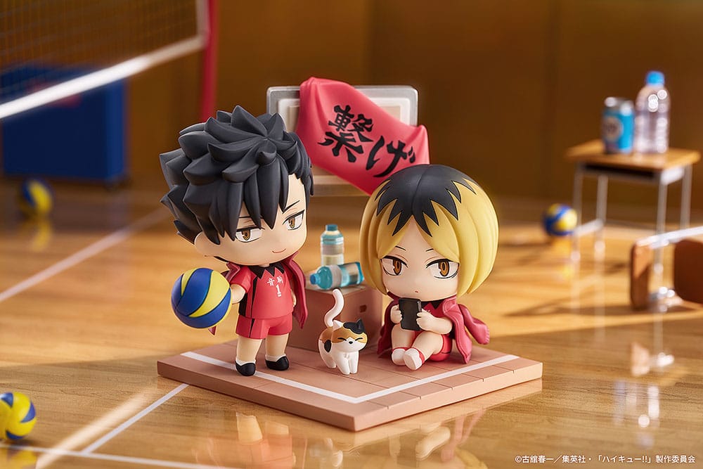 Haikyu!! pack 2 mini figurines Qset Tetsuro Kuroo & Kenma Kozume 9 cm