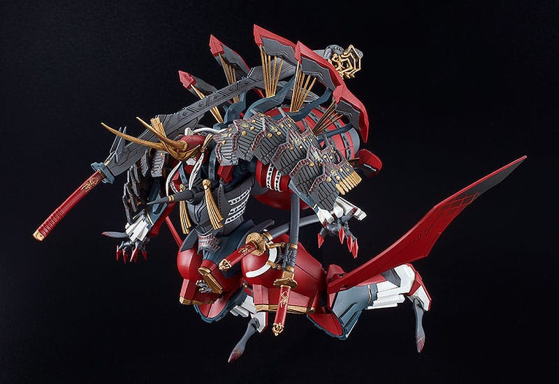 Full Metal Daemon Muramasa figurine Moderoid Plastic Model Kit Third-generation Seishuusengou Uemon-no-jou Muramasa 16 cm (re-run)