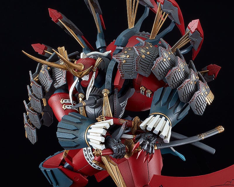 Full Metal Daemon Muramasa figurine Moderoid Plastic Model Kit Third-generation Seishuusengou Uemon-no-jou Muramasa 16 cm (re-run)