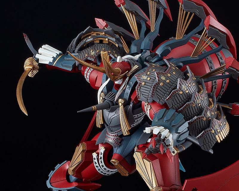 Full Metal Daemon Muramasa figurine Moderoid Plastic Model Kit Third-generation Seishuusengou Uemon-no-jou Muramasa 16 cm (re-run)