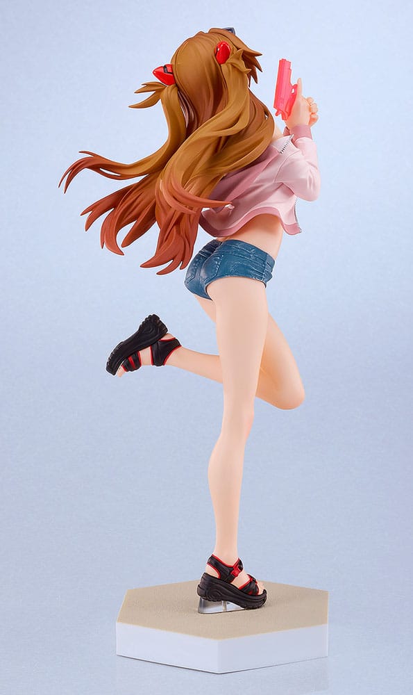 Rebuild of Evangelion statuette PVC Pop Up Parade L Beach Queens: Asuka Shikinami Langley 22 cm
