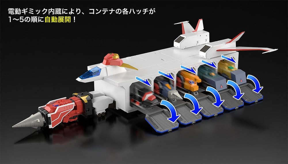 The Brave Express Might Gaine The Gattai boîte de rangement Kaiser Carrier 43 cm