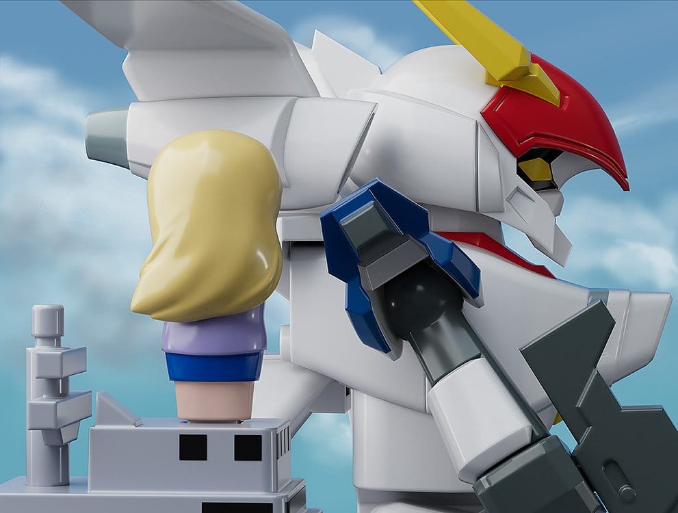 Metal Armor Dragonar Brickroid figurine Dragonar-1 (Opening Ver.) & Carrier Set 5 cm
