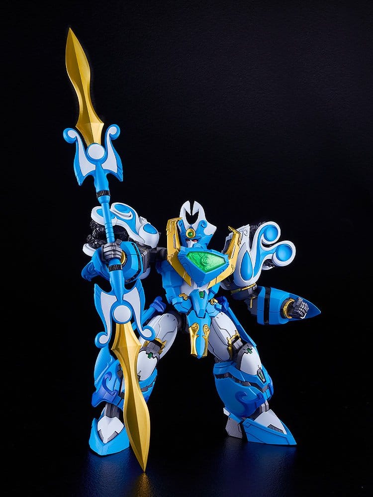 Mado King Granzort Plastic Model Kit Moderoid King's Style Aquabeat Gold Edition 18 cm
