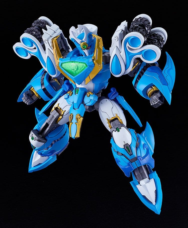 Mado King Granzort Plastic Model Kit Moderoid King's Style Aquabeat Gold Edition 18 cm