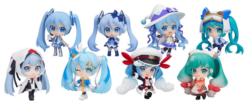 Character Vocal Series 01: Hatsune Miku blind box assortiment figurines mini Snow Miku All Stars Collection Vol. 1 8 cm (8)