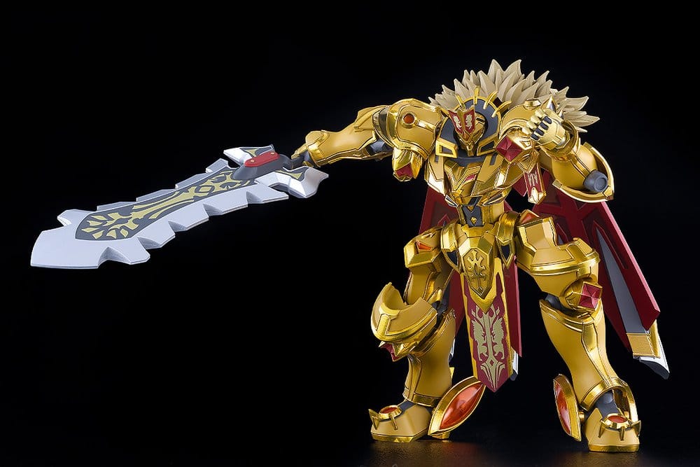 Knight's & Magic Plastic Model Kit Moderoid Goldleo: Royal Metallic Ver. 14 cm