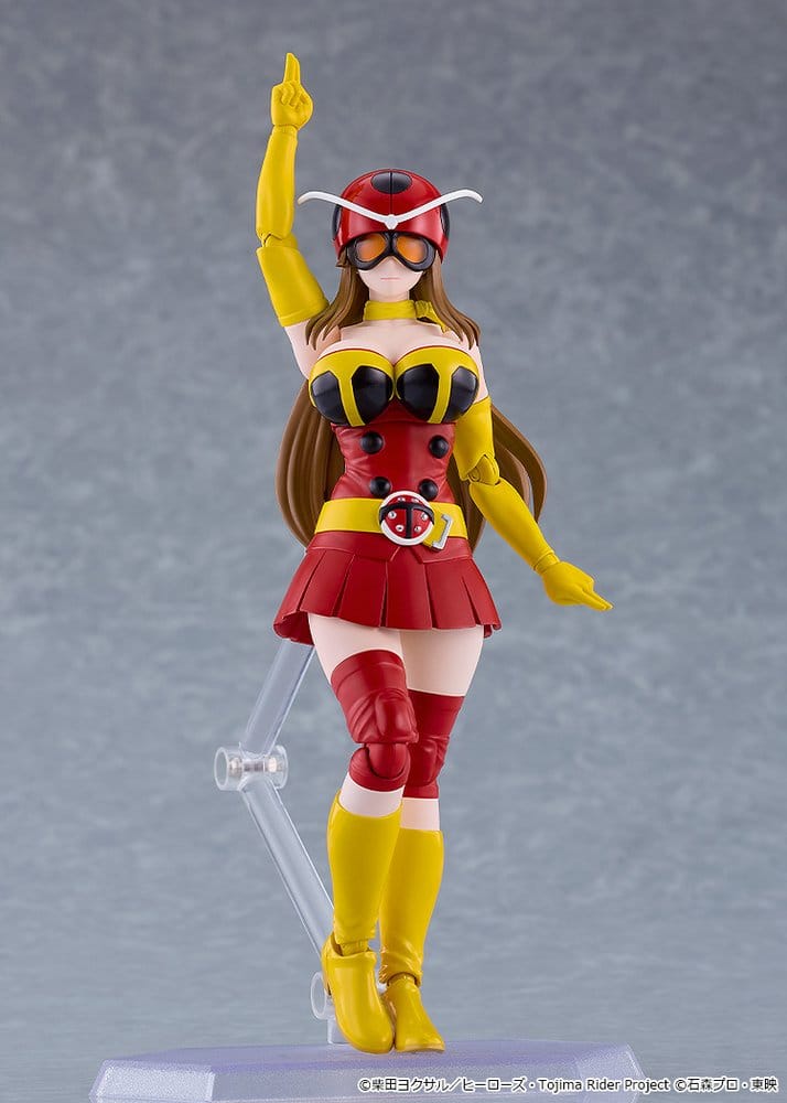 Tojima Wants to Be a Kamen Rider Figma figurine Yuriko Okada (Electro-Wave Human Tackle Ver.) 14 cm