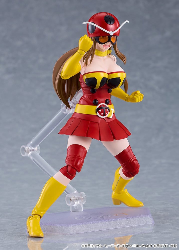 Tojima Wants to Be a Kamen Rider Figma figurine Yuriko Okada (Electro-Wave Human Tackle Ver.) 14 cm