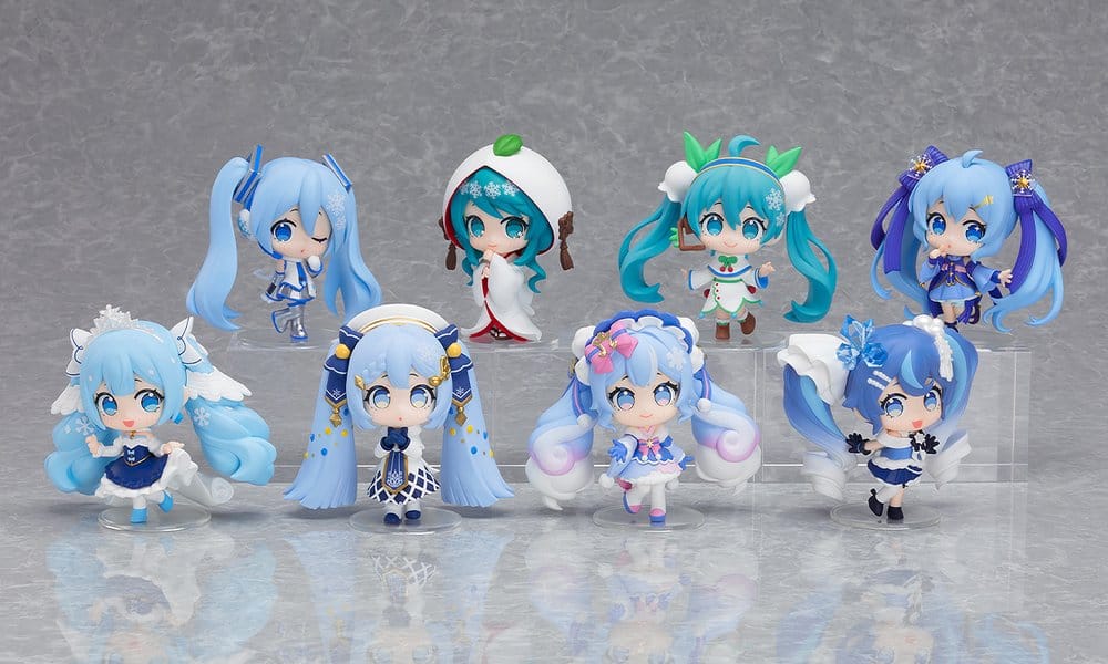 Character Vocal Series 01: Hatsune Miku assortiment Blind Box figurines mini Snow Miku All Stars Figure Collection Vol. 2 8 cm (8)