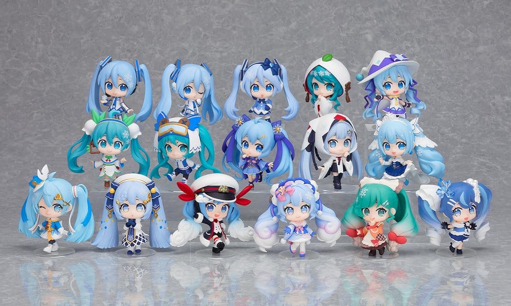 Character Vocal Series 01: Hatsune Miku assortiment Blind Box figurines mini Snow Miku All Stars Figure Collection Vol. 2 8 cm (8)
