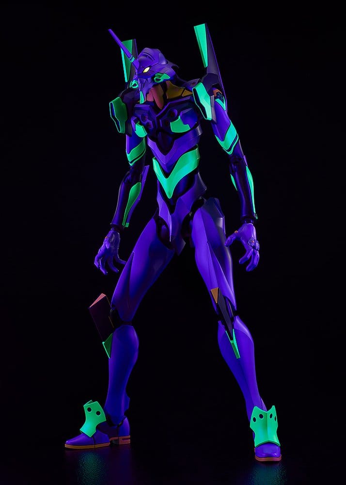 Rebuild of Evangelion Plastic Model Kit Moderoid DX-SCALE Evangelion Test Type-01 Luminous Set Edition 26 cm