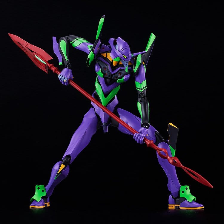 Rebuild of Evangelion Plastic Model Kit Moderoid DX-SCALE Evangelion Test Type-01 Luminous Set Edition 26 cm
