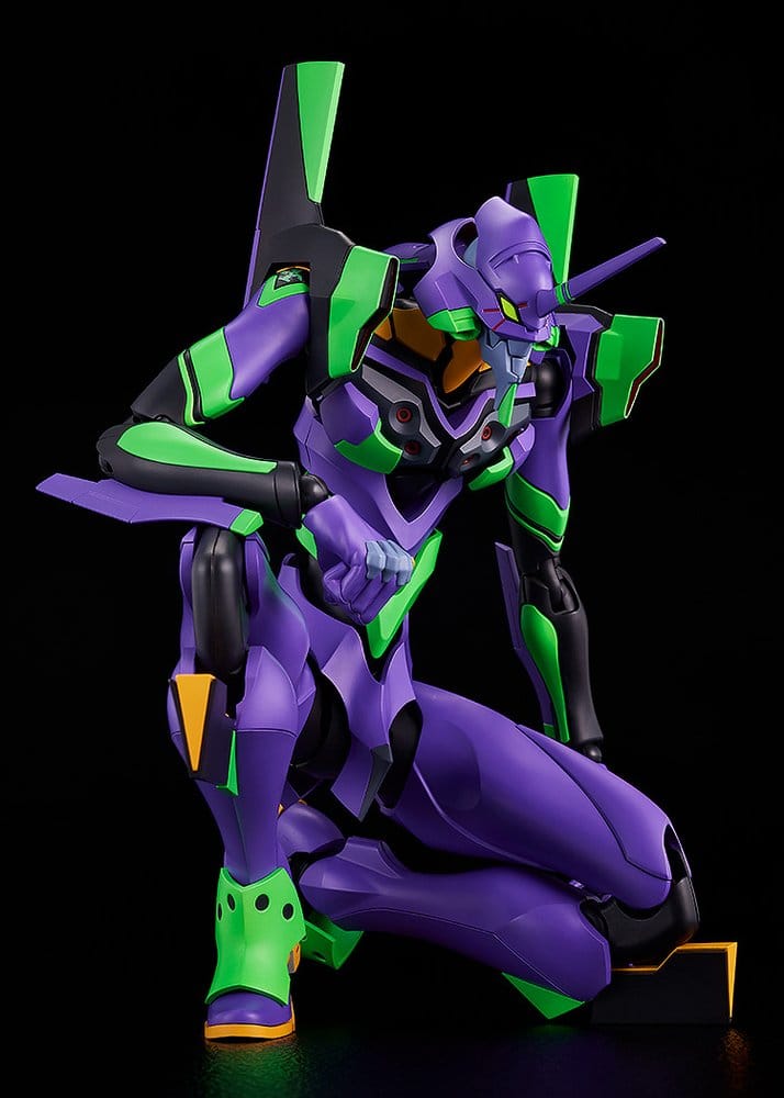 Rebuild of Evangelion Plastic Model Kit Moderoid DX-SCALE Evangelion Test Type-01 Luminous Set Edition 26 cm