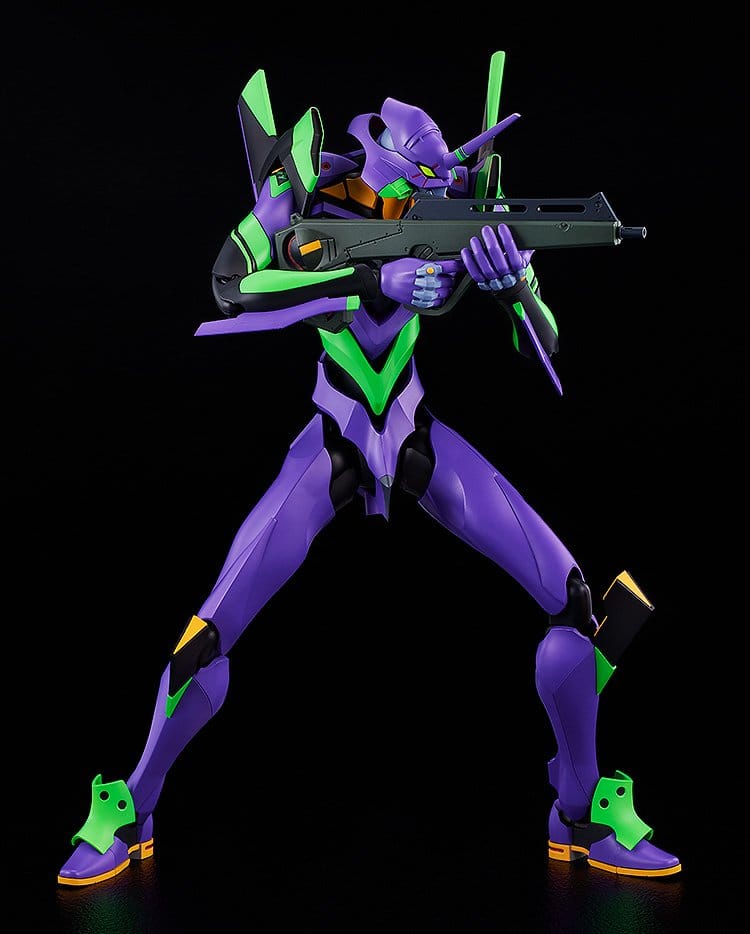 Rebuild of Evangelion Plastic Model Kit Moderoid DX-SCALE Evangelion Test Type-01 Luminous Set Edition 26 cm