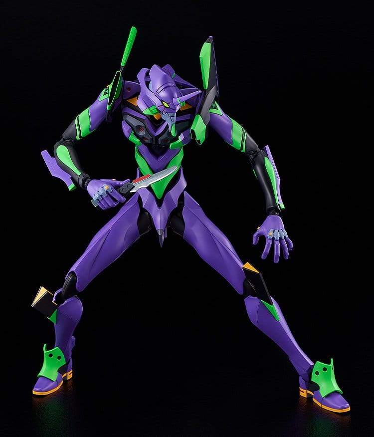 Rebuild of Evangelion Plastic Model Kit Moderoid DX-SCALE Evangelion Test Type-01 Luminous Set Edition 26 cm