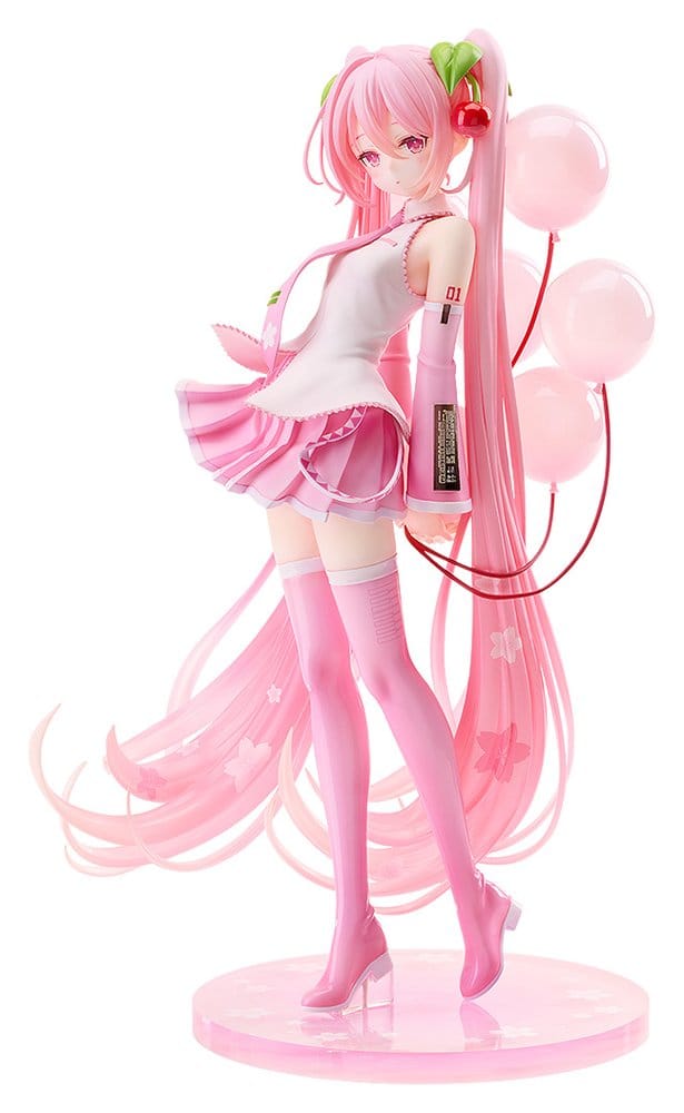 Character Vocal Series 01: Hatsune Miku G.S. Collection [SC] figurine PVC 1/7 Sakura Miku: GSC Illustration Contest Ver. 26 cm