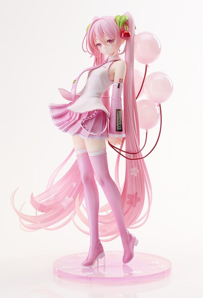 Character Vocal Series 01: Hatsune Miku G.S. Collection [SC] figurine PVC 1/7 Sakura Miku: GSC Illustration Contest Ver. 26 cm
