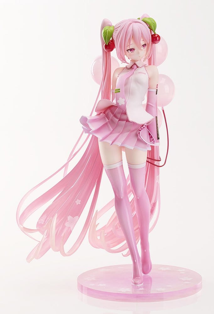 Character Vocal Series 01: Hatsune Miku G.S. Collection [SC] figurine PVC 1/7 Sakura Miku: GSC Illustration Contest Ver. 26 cm