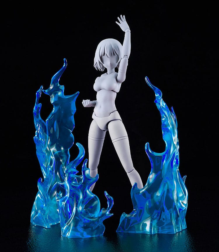 Original Character accessoires pour figurines The Simple Effect Flames: Blue