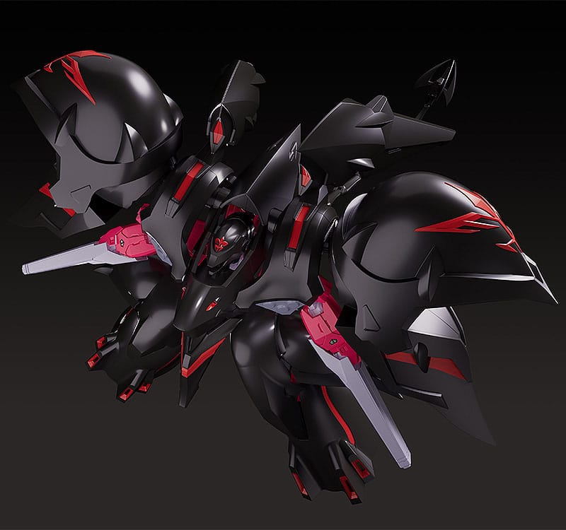 Martian Successor Nadesico: The Motion Picture - Prince of Darkness figurine Moderoid Plastic Model Kit Black Sarena 19 cm
