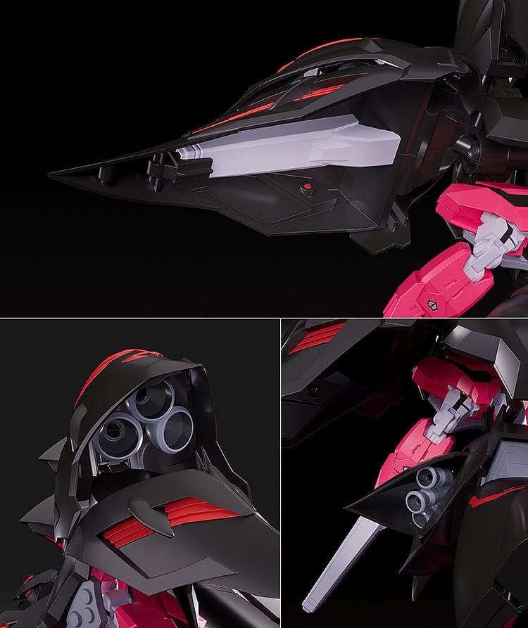 Martian Successor Nadesico: The Motion Picture - Prince of Darkness figurine Moderoid Plastic Model Kit Black Sarena 19 cm