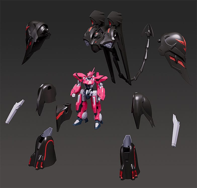 Martian Successor Nadesico: The Motion Picture - Prince of Darkness figurine Moderoid Plastic Model Kit Black Sarena 19 cm