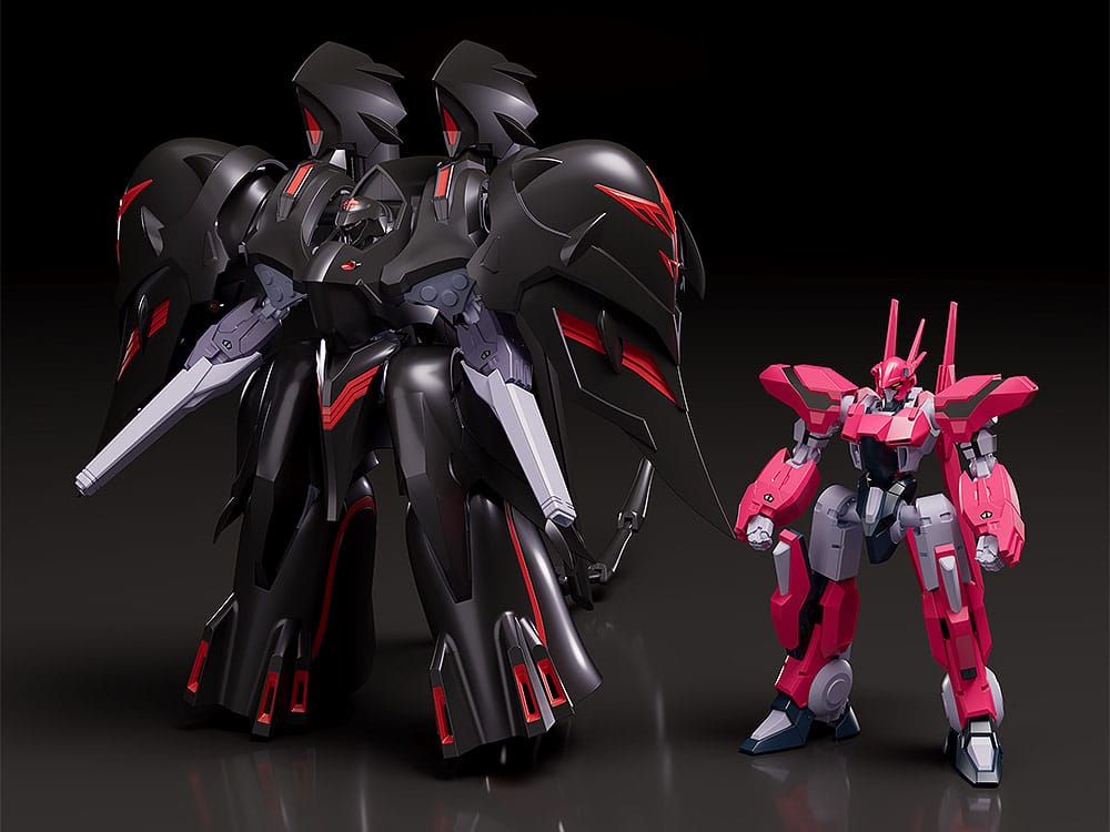 Martian Successor Nadesico: The Motion Picture - Prince of Darkness figurine Moderoid Plastic Model Kit Black Sarena 19 cm