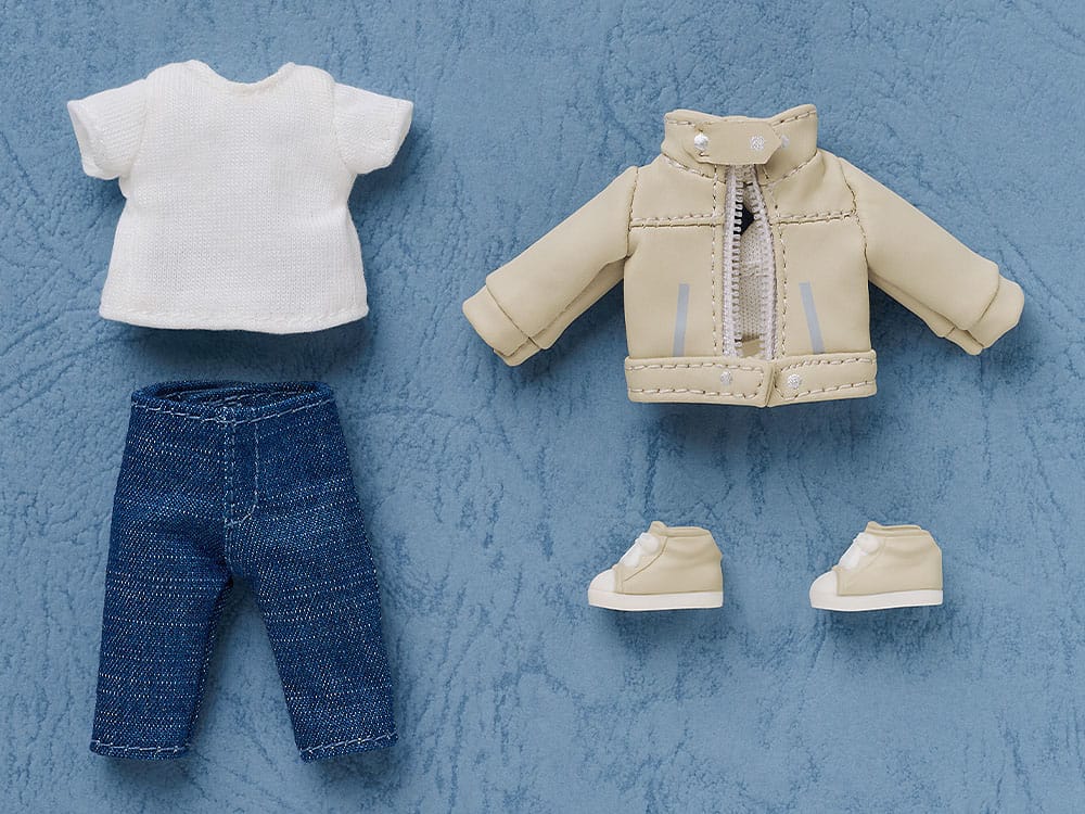 Nendoroid Doll accessoires pour figurines Outfit Set Leather Jacket (Ivory)