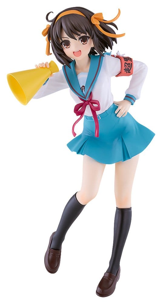 The Melancholy of Haruhi Suzumiya Pop Up Parade PVC Figure Haruhi Suzumiya L Size 22 cm