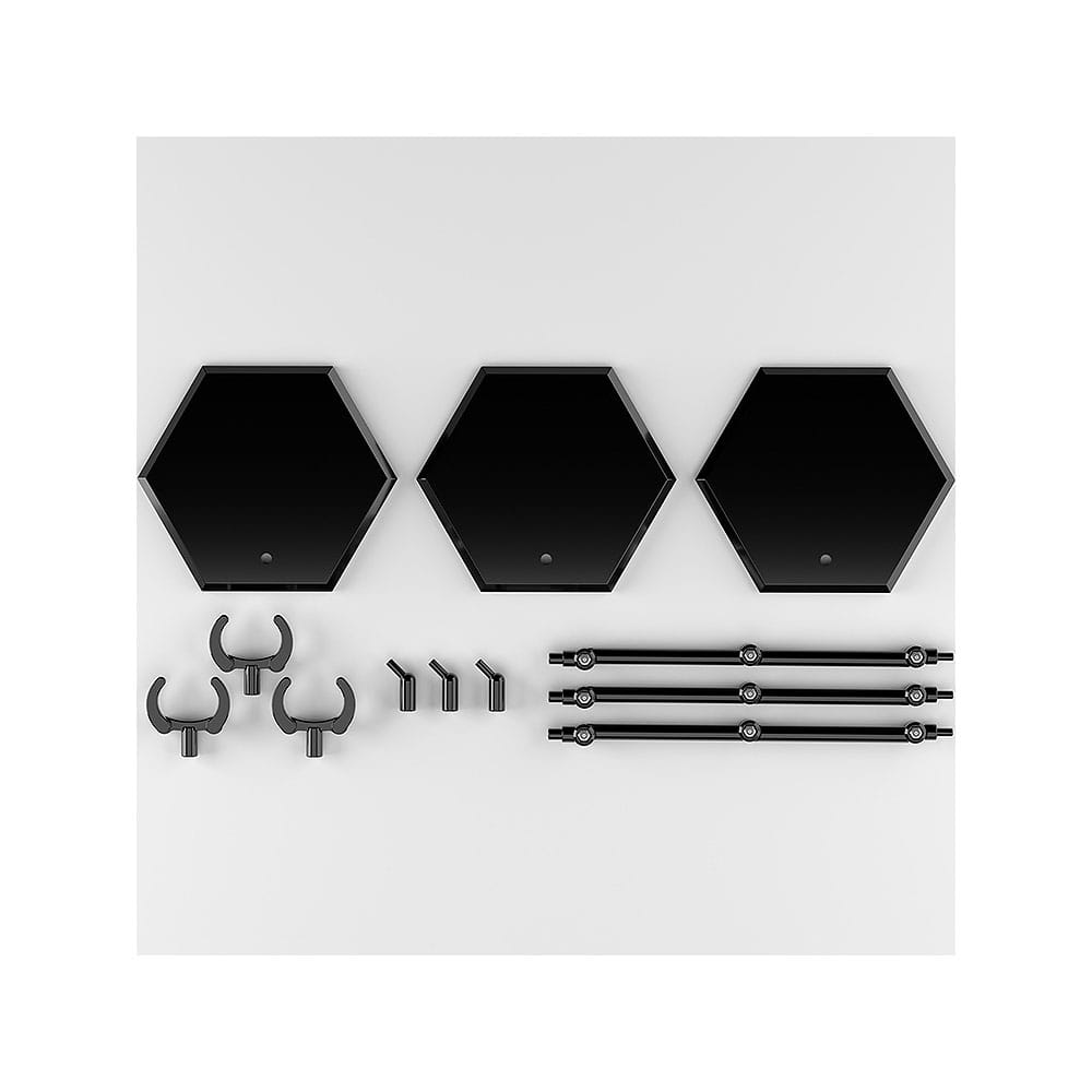 The Simple Stand Mini Nendoroid More pack 3 socles pour mini figurines Black Hex Type