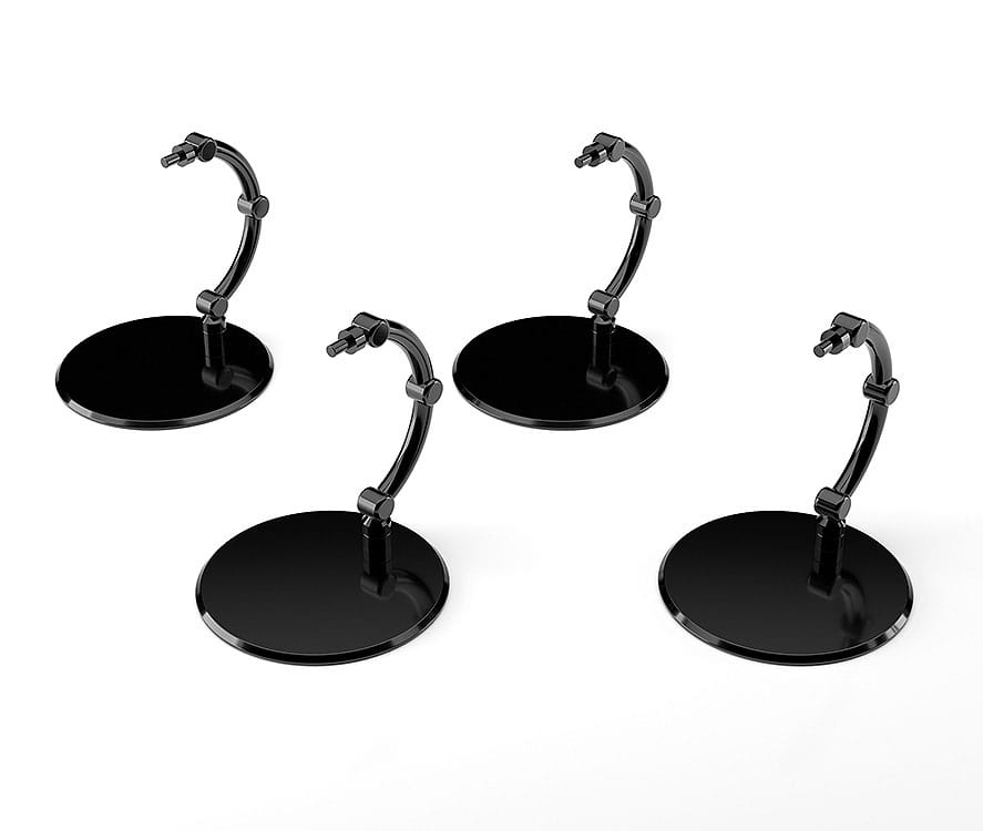 The Simple Stand Mini Nendoroid More pack 4 socles pour mini figurines mini Black