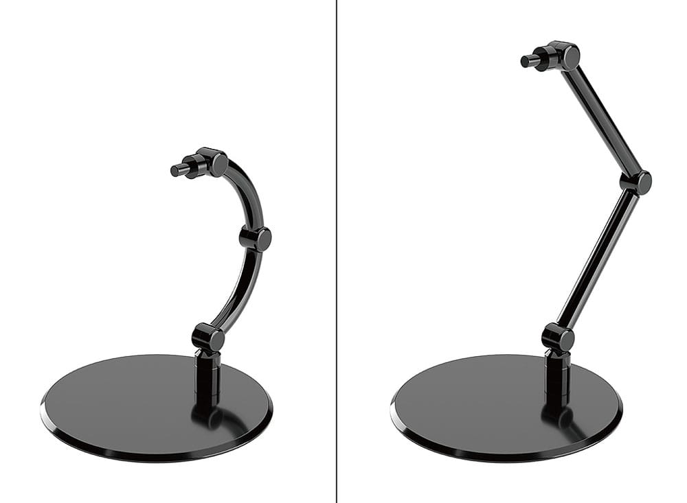 The Simple Stand Mini Nendoroid More pack 4 socles pour mini figurines mini Black
