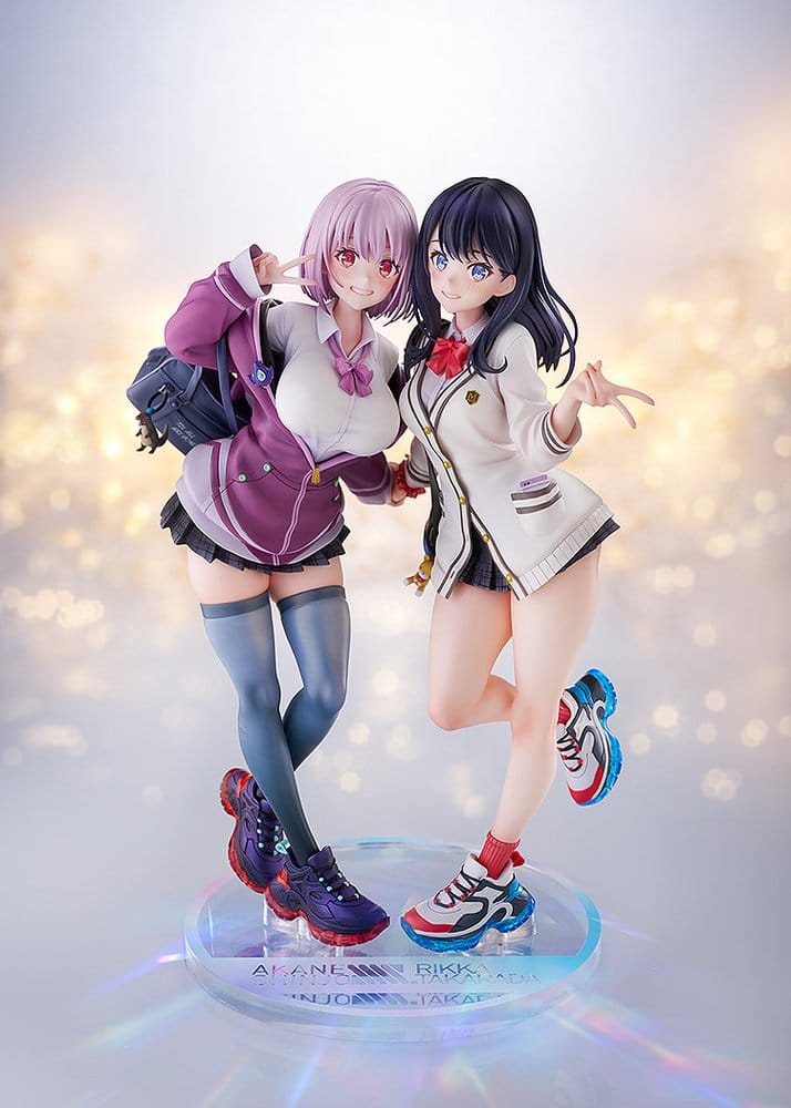 SSSS.Gridman pack 2 statuetten PVC 1/7 Rikka Takarada & Akane Shinjo feat. toridamono 22 cm