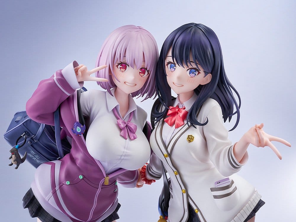 SSSS.Gridman pack 2 statuetten PVC 1/7 Rikka Takarada & Akane Shinjo feat. toridamono 22 cm